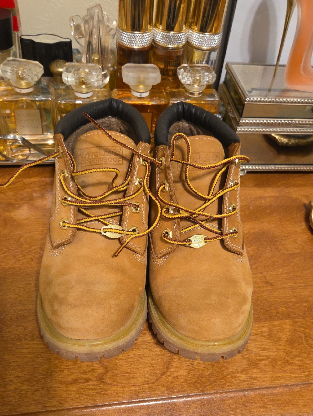 Timberland Brown Suede Lace-Up Work Boots